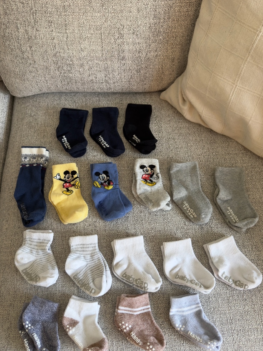 Baby Gap, Hanes, Janie and Jack 12-24m Socks